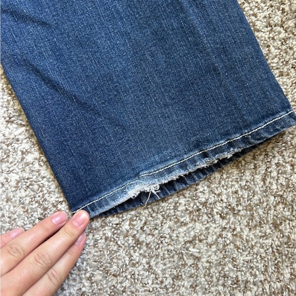 Maurices Vintage Dark Blue Boot Cut Jeans Denim Low Rise Casual 9 10 - Picture 7 of 8